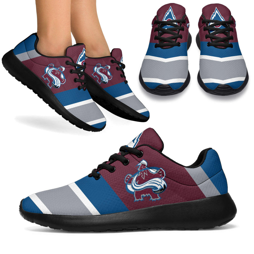 Colorado Avalanche Hockey Sport Sneakers A21