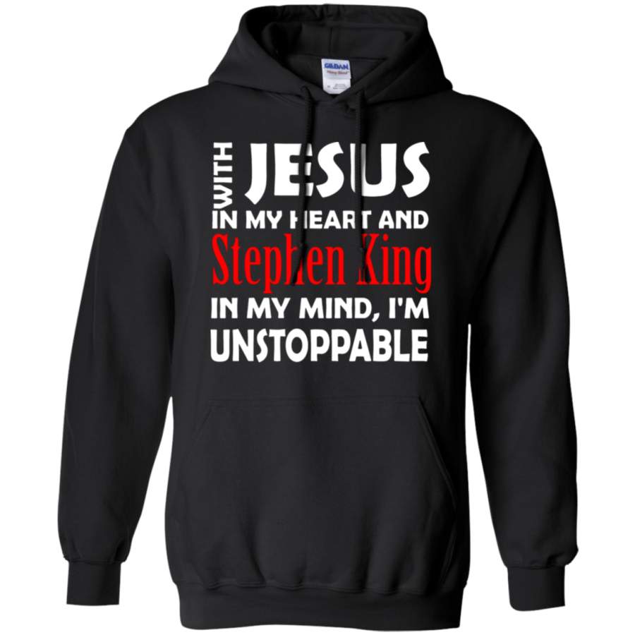 AGR Jesus In My Heart And In My Mind Stephen King Hoodie