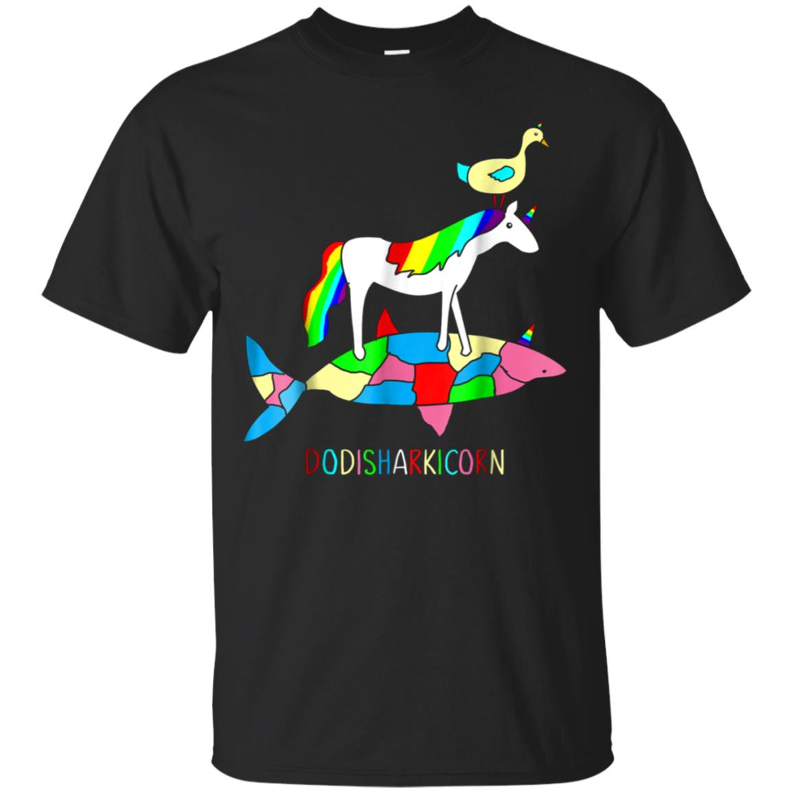 Funny Dodisharkicorn Dodo Shark Unicorn Colorful Cute TShirt