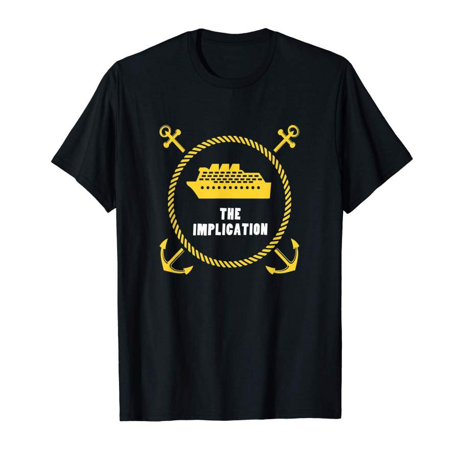 The Implication Black Boat T Shirt