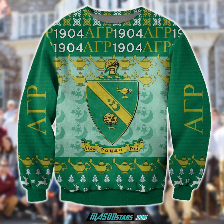 3D ALL OVER PRINT Alpha Gamma Rho UGLY SWEATER