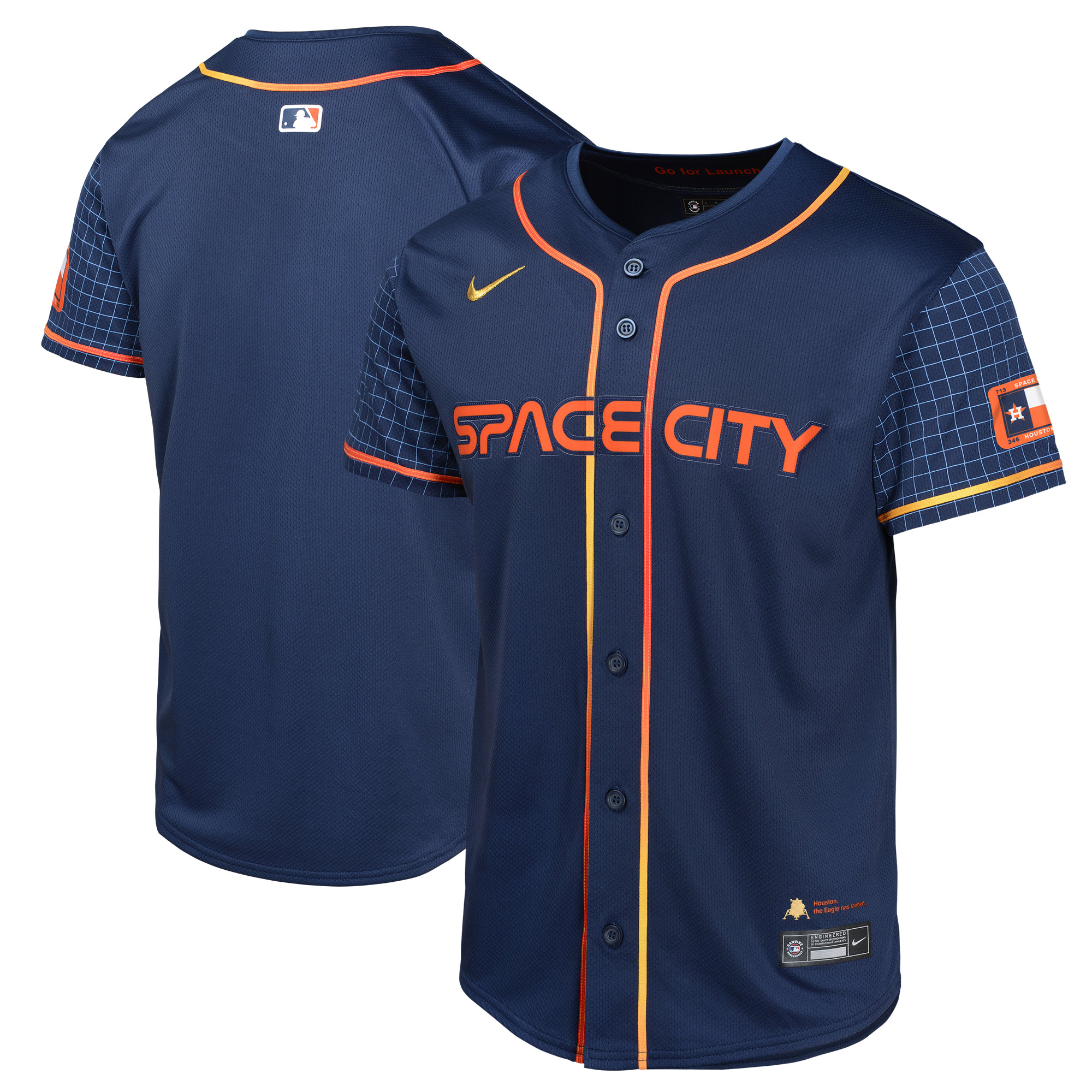 Houston Astros Youth City Connect Limited Jersey – Navy