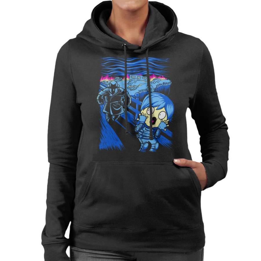Raccoon Nightmare The Scream Resident Evil Women’s Hooded Sweatshirt