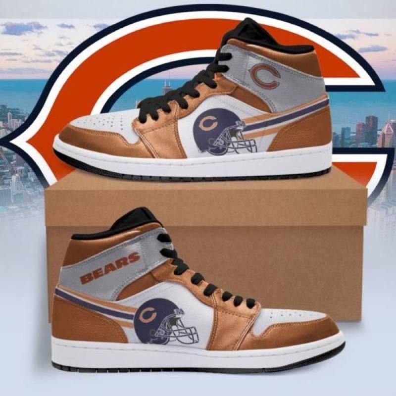 Chicago Bears 02 Air Jordan Sport Custom Sneakers