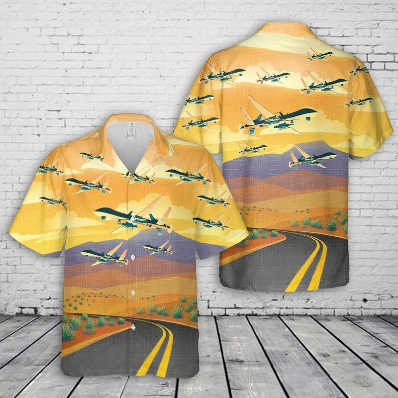 United States Army Air Force Veteran General Atomics Hawaiian Shirt | For Men & Women | Adult | Hw7805