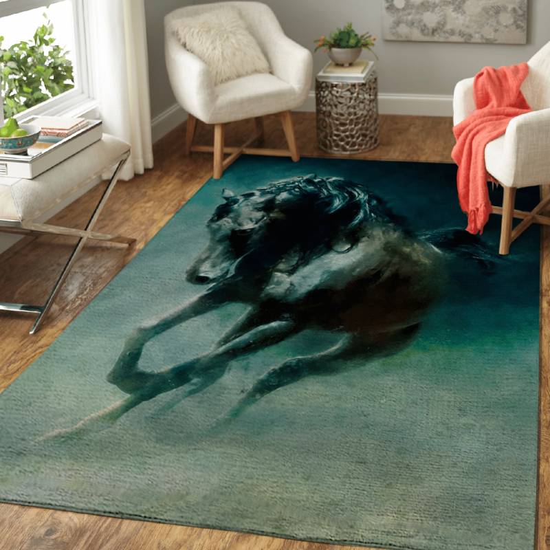 The Stallion – Animals Area Rug Carpet