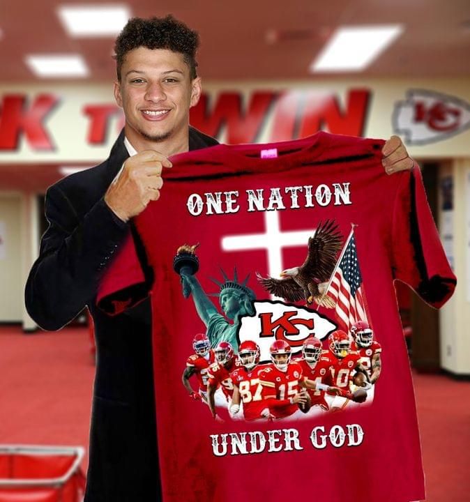 Kansas city chiefs one nation under god for fans Tshirt Hoodie Sweater