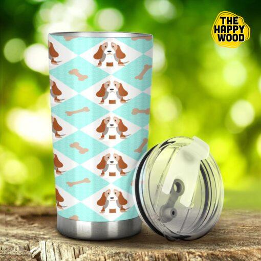 Mr Puppy Bassett Hound Dog Stainless Steel Tumbler