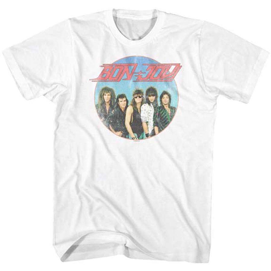 Bon Jovi – Vintage Band – White t-shirt