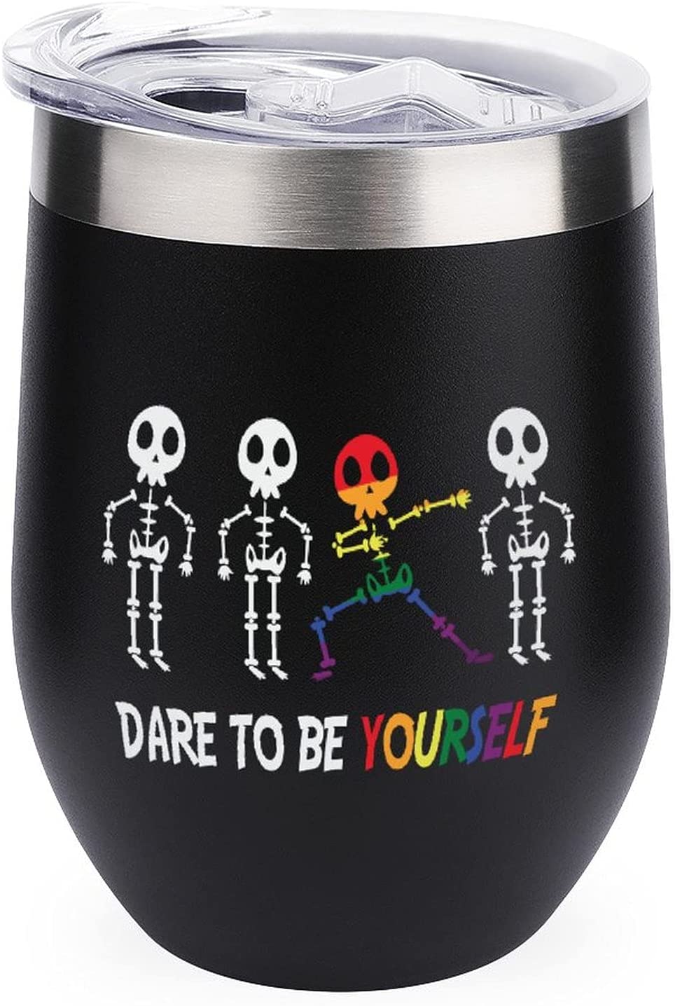 Dudes Just Taste Better Insulate Wine Tumbler Lgbt Gay Pride Lesbian Wine Cup Teal Travel Wine Tumbler With Lid