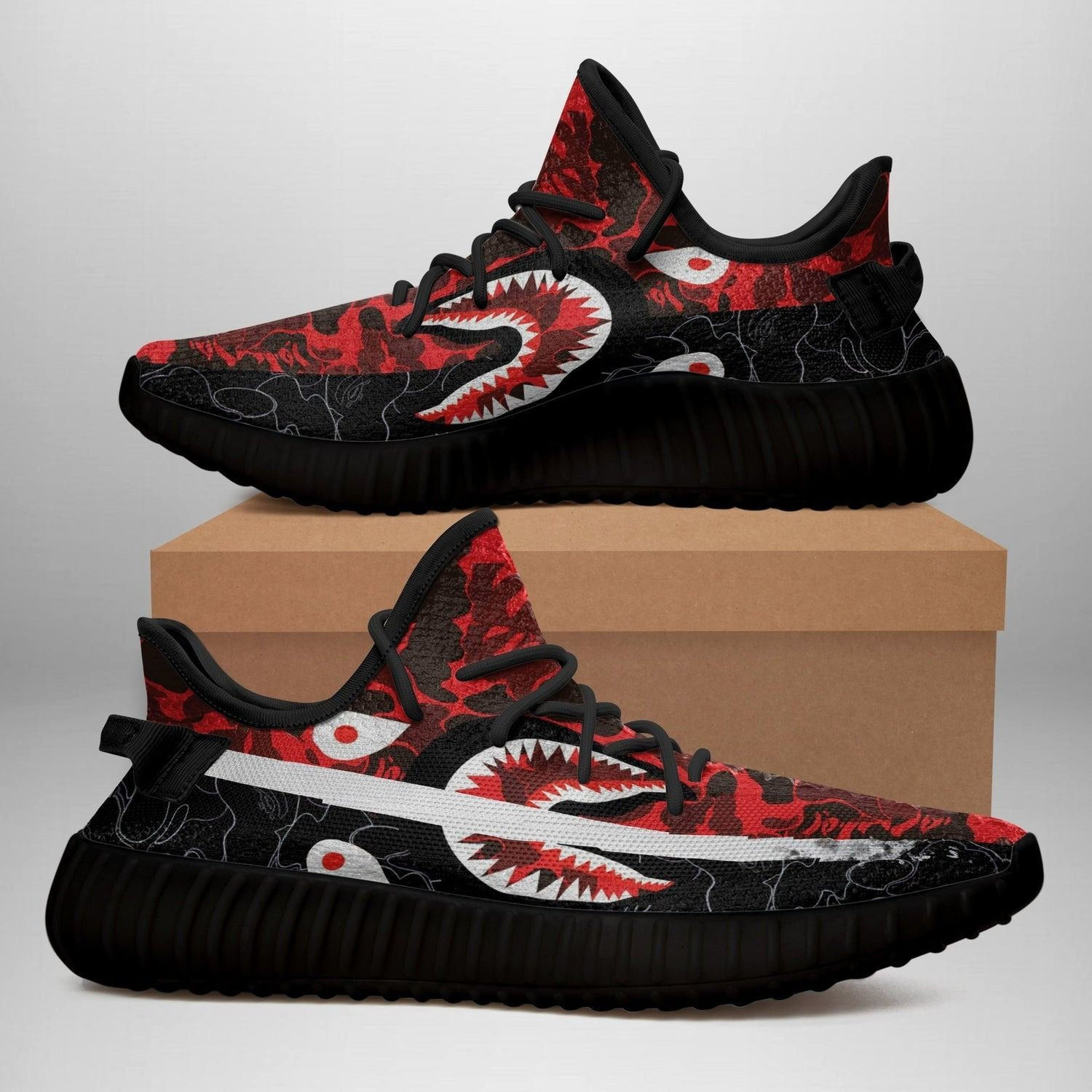 Bape Shark Yeezy Super Cool Yeezy Sneaker Unisex Sneaker Perfect Sneaker Gift Shoes Yeezy Sneakers H94