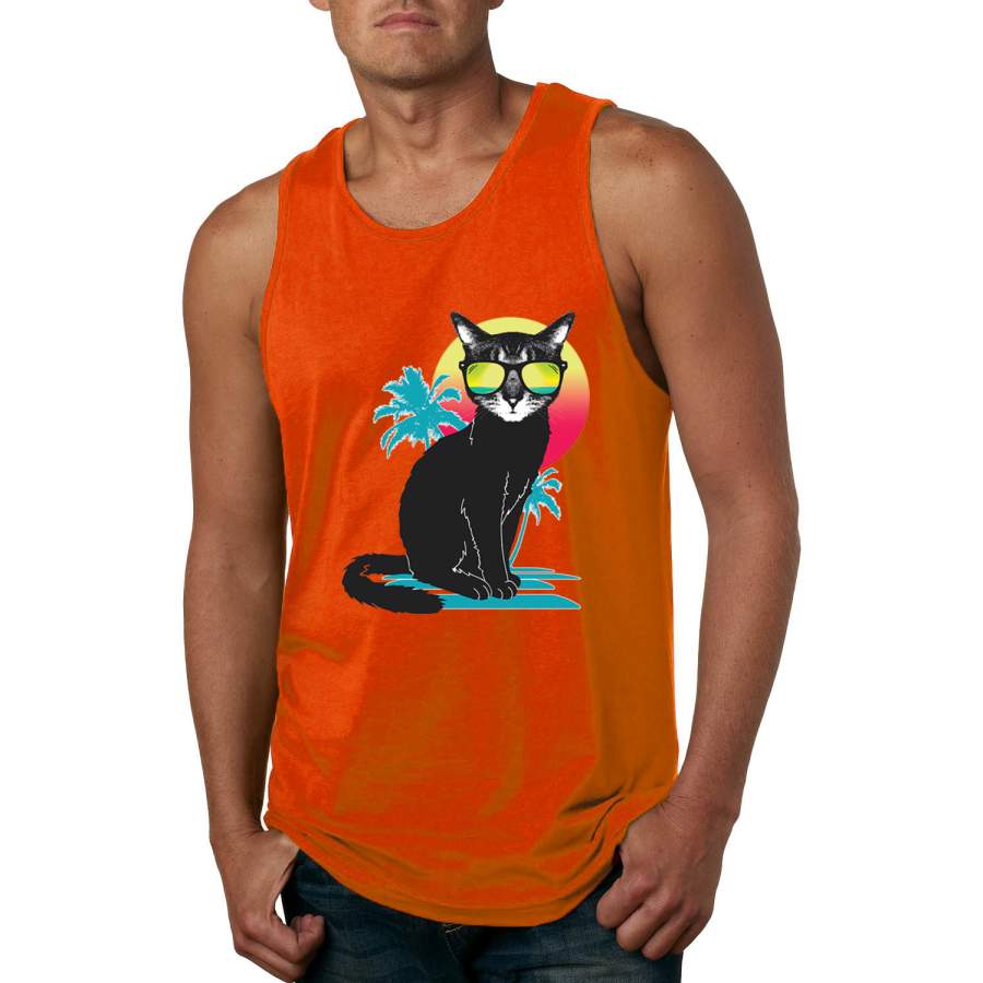  Cool  California  Beach Kitten Silhouette Sun Cat  Cat  Lover 