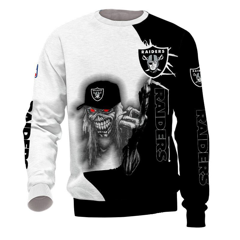 Iron Maiden Las Vegas Raiders Sweatshirt For Halloween