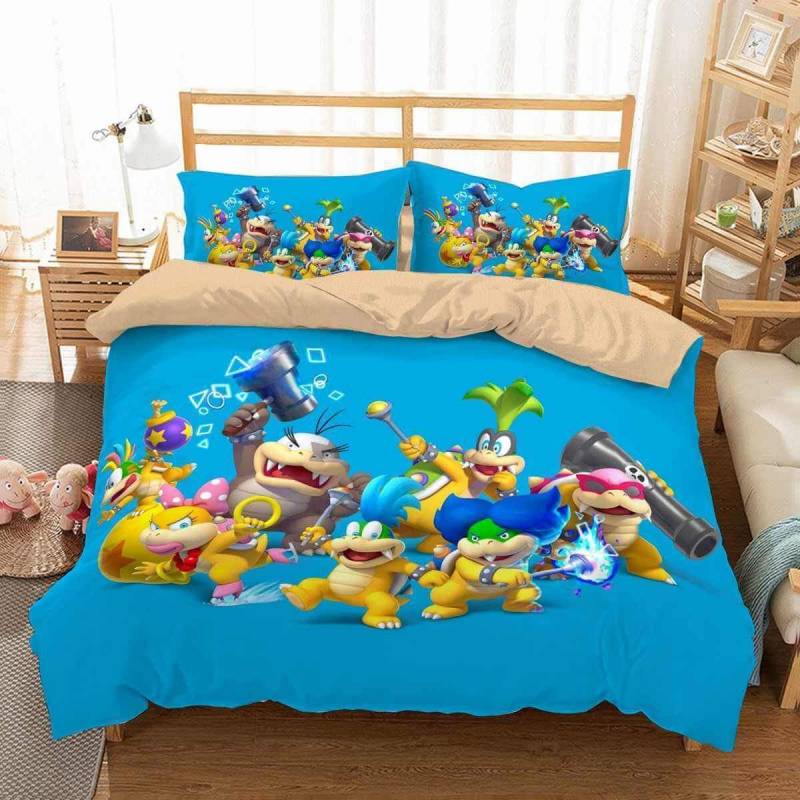 3D Customize Super Mario Wii U Bedding Set Duvet Cover Set Bedroom Set Bedlinen