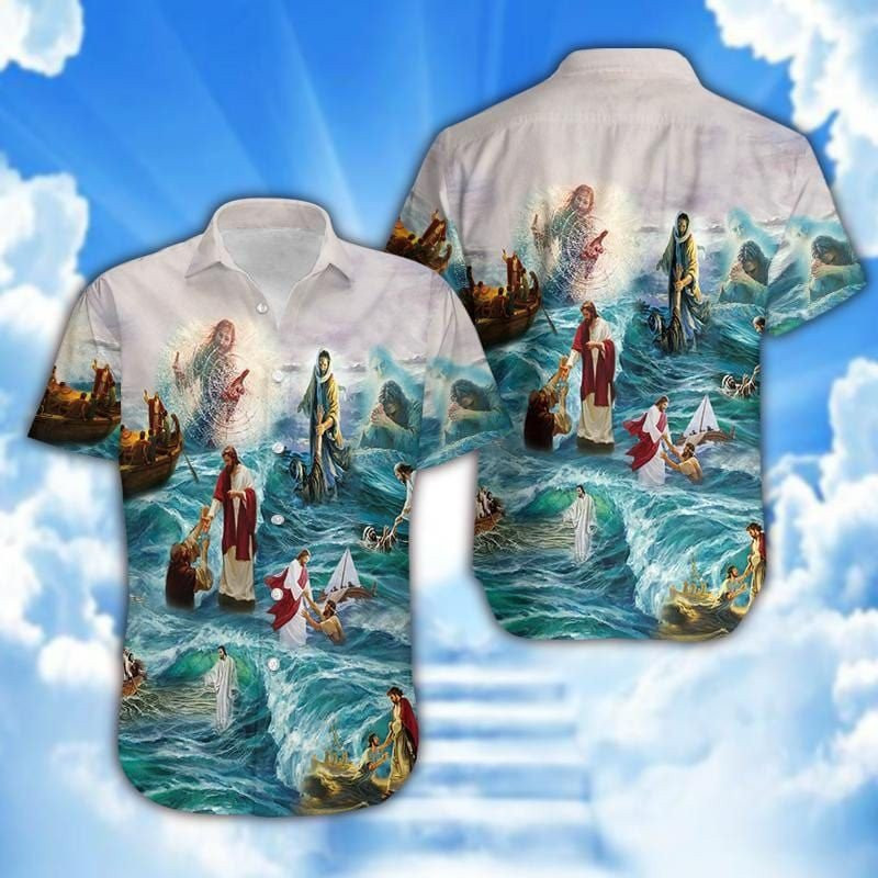 Easter Jesus God Save Our Life Hawaii Shirt Ha57888