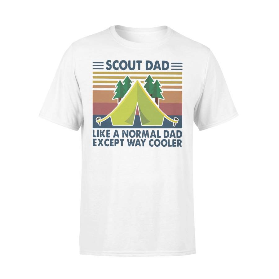 Scout Dad Like A Normal Dad Except Way Cooler Vintage T-shirt