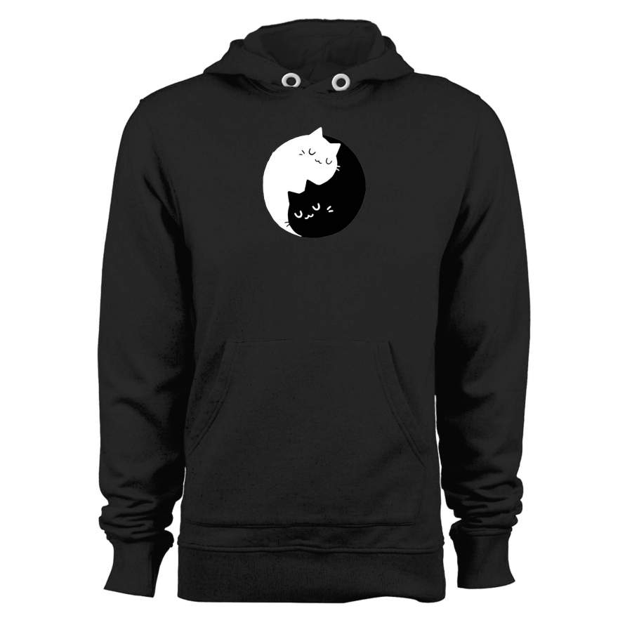 Yin Yang Cats Kittens Unisex Hoodie