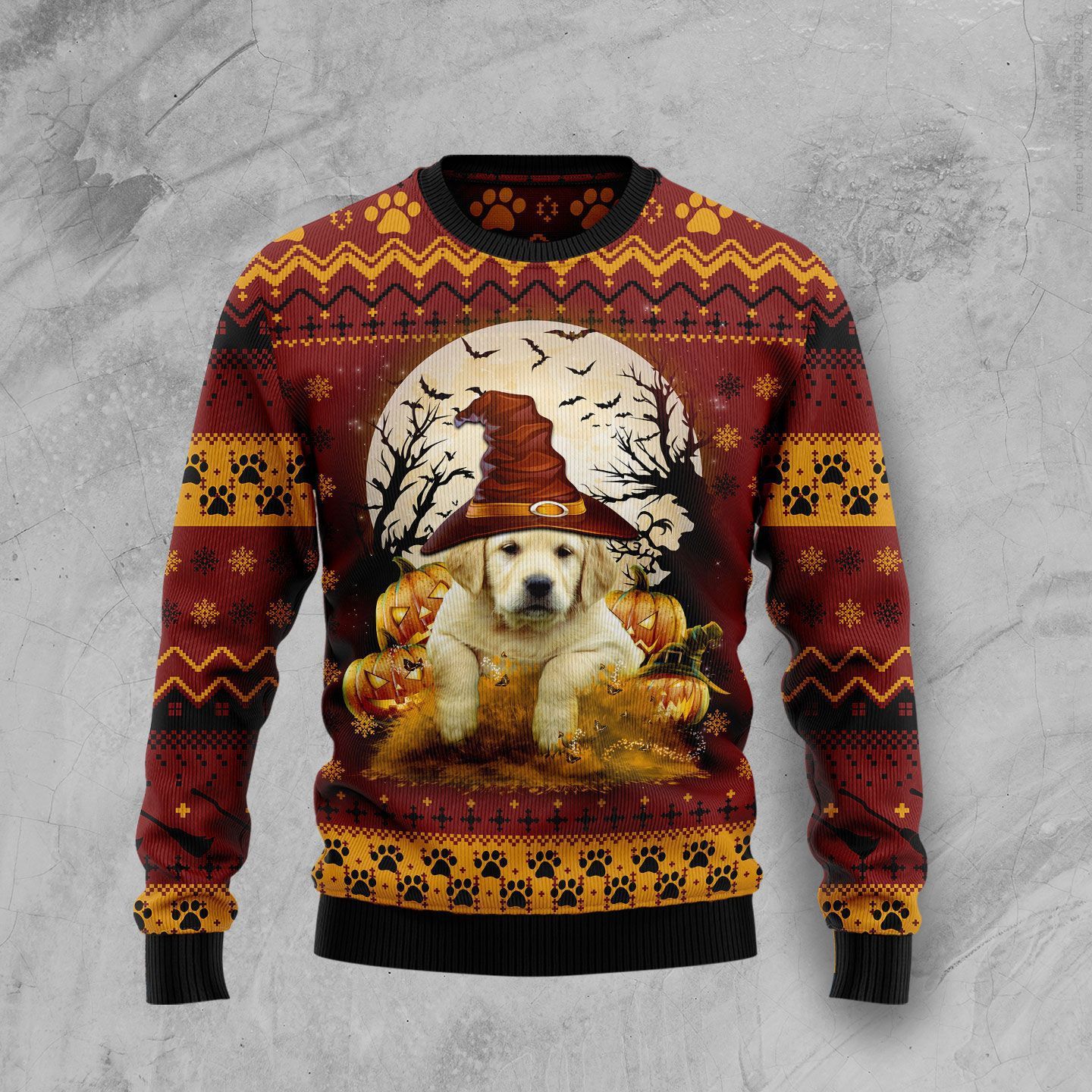 TJJ292009A42WG GOLDEN RETRIEVER SWEATER PP