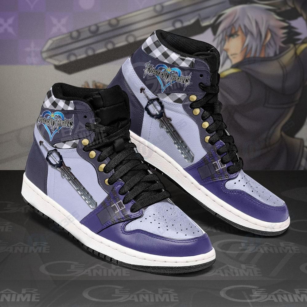 Kingdom Hearts Riku Sword Sneakers Anime Shoes Air Jordan 13 Shoes Hajd2403338