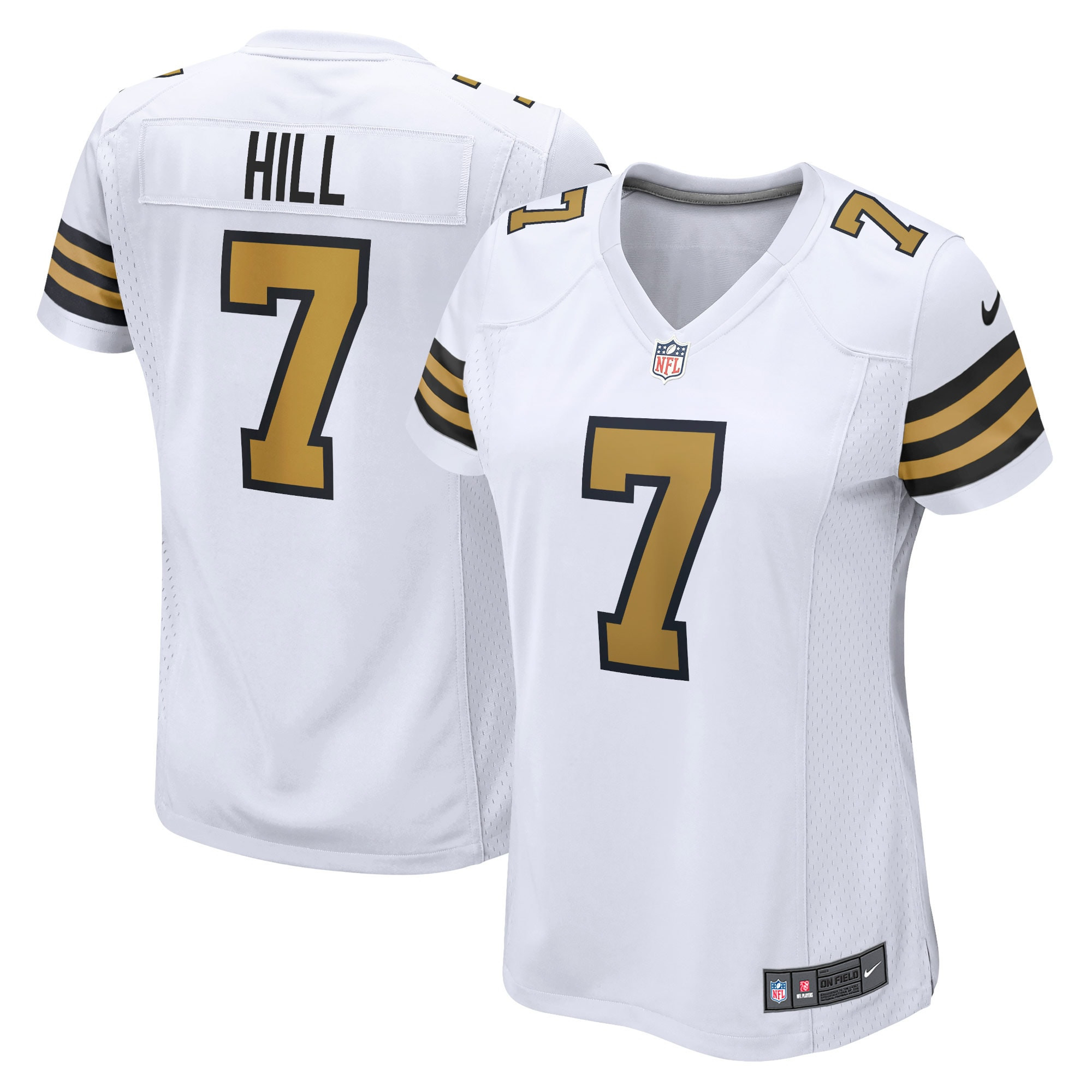 Taysom Hill New Orleans Saints Womens Alternate Game Jersey – White NFL