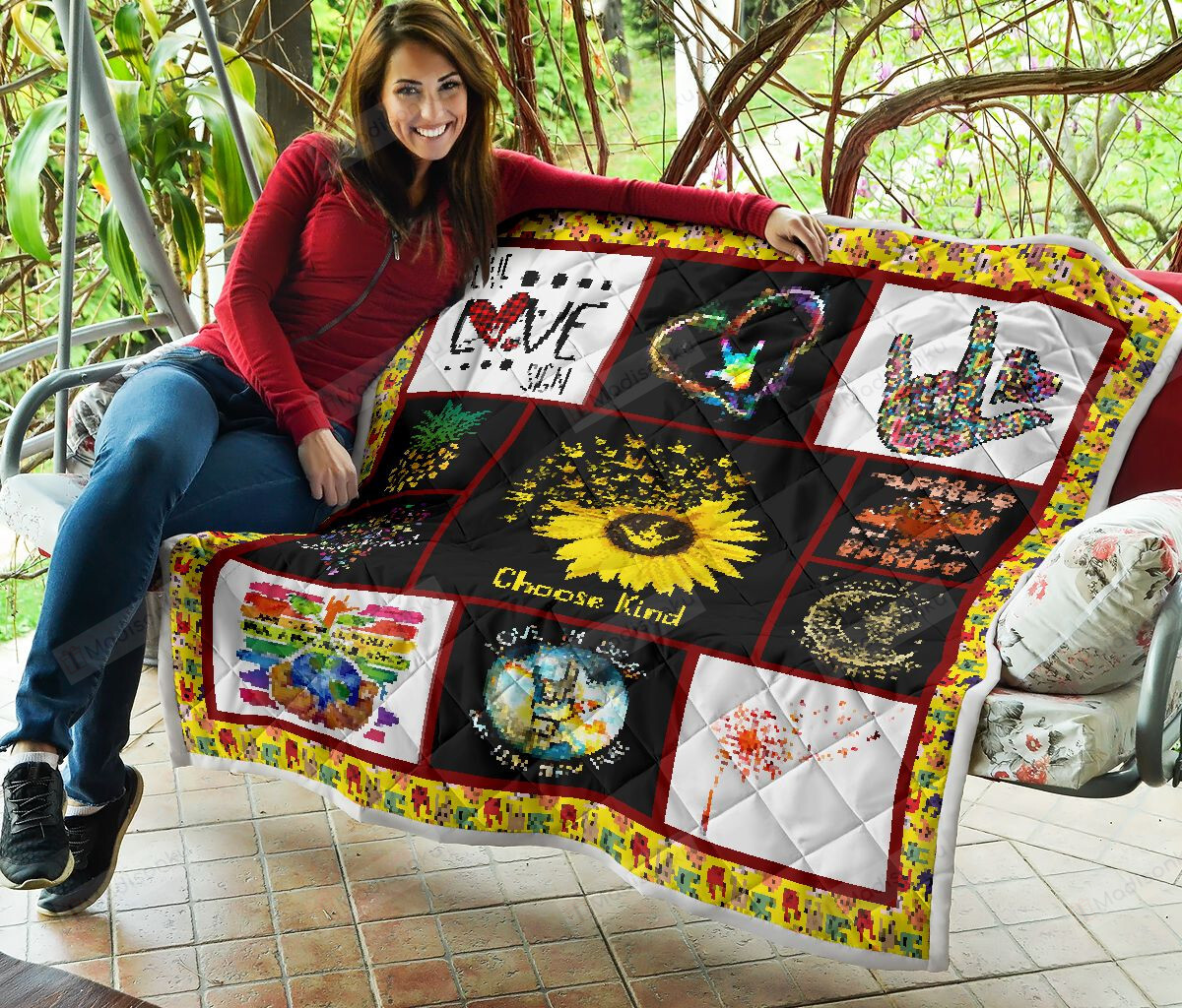 Sign Language Quilt Blanket Corethermax