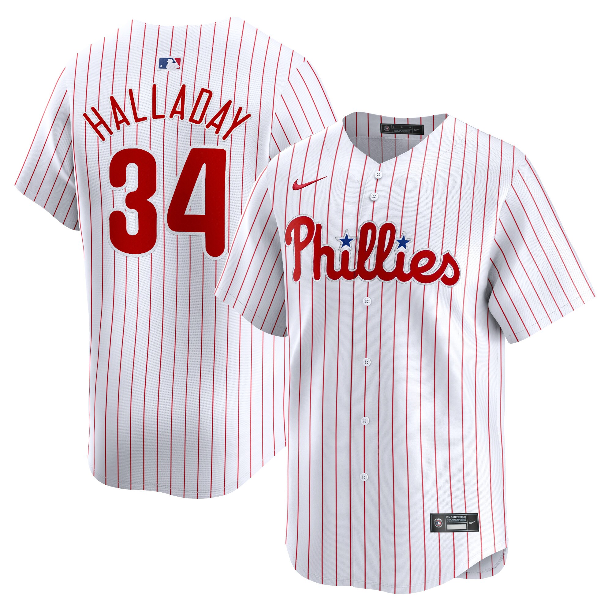 Roy Halladay Philadelphia Phillies Home Limited Player Jersey – White