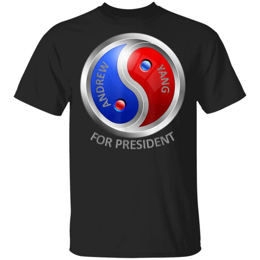 Andrew Yang for President Yin and Yang Medallion Shirt TShirt