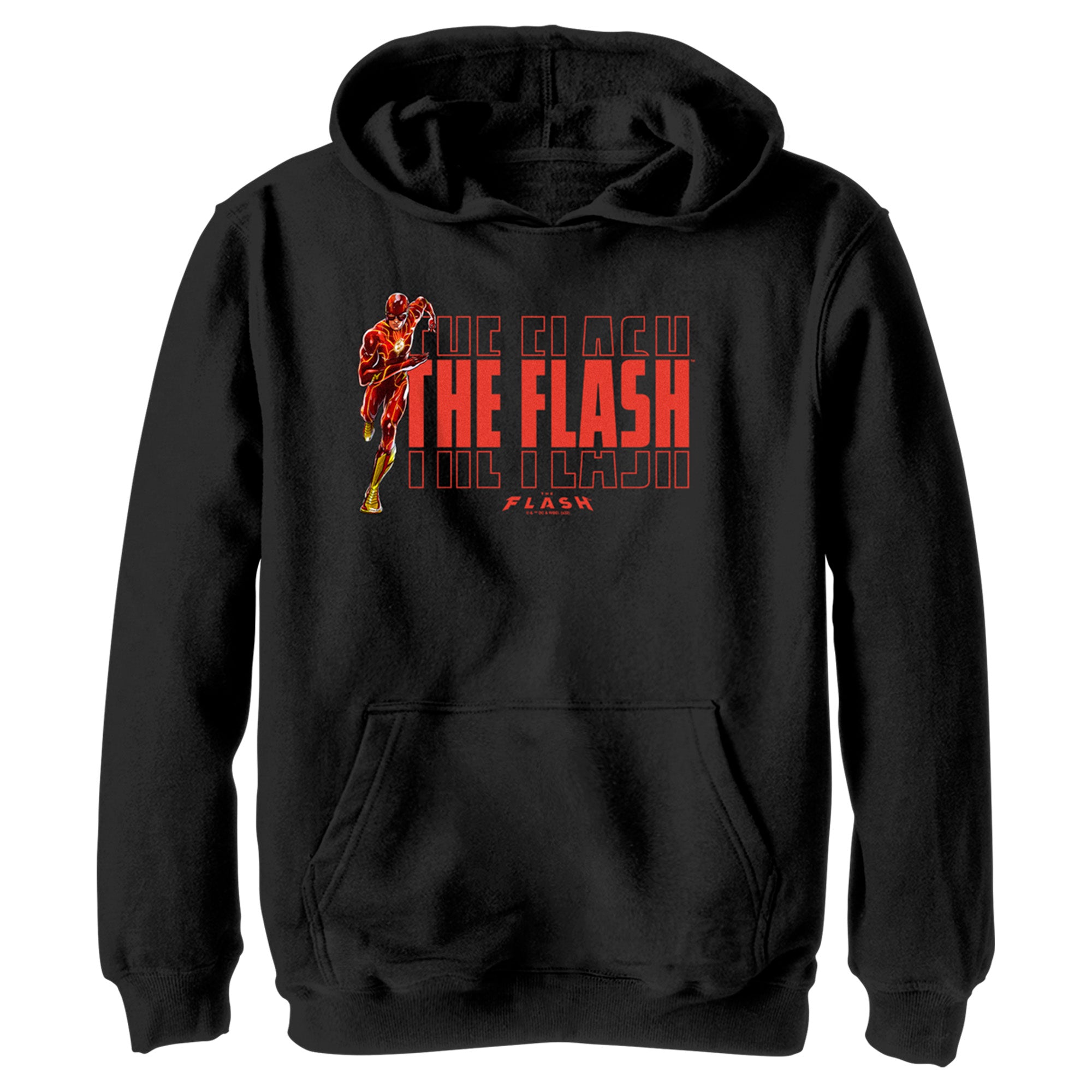 Boy’S The Flash Speedster Barry Allen Logo Pull Over Hoodie