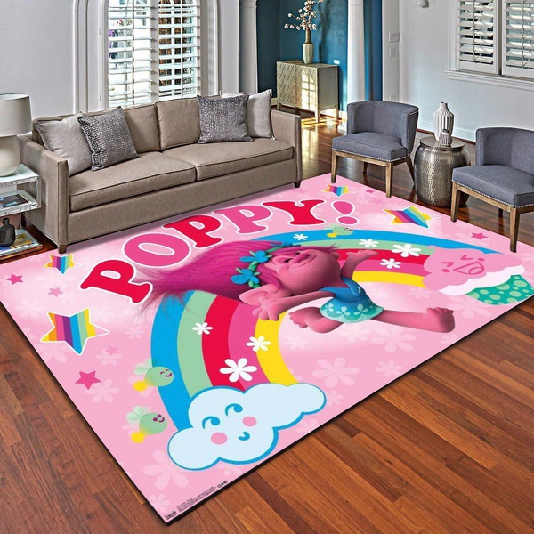 Dreamworks Trolls Poppy Area Rug, Living Room Carpet