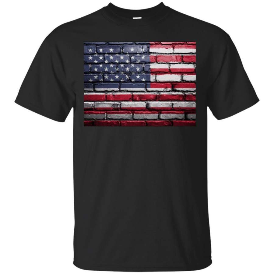 AGR American Flag USA Graphic 4th of July T-Shirt zGalaxy Fashion T-Shirt