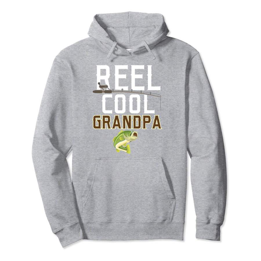 Fishing Grandpa Men’s Hoodie – Funny Dad Christmas Gift Idea