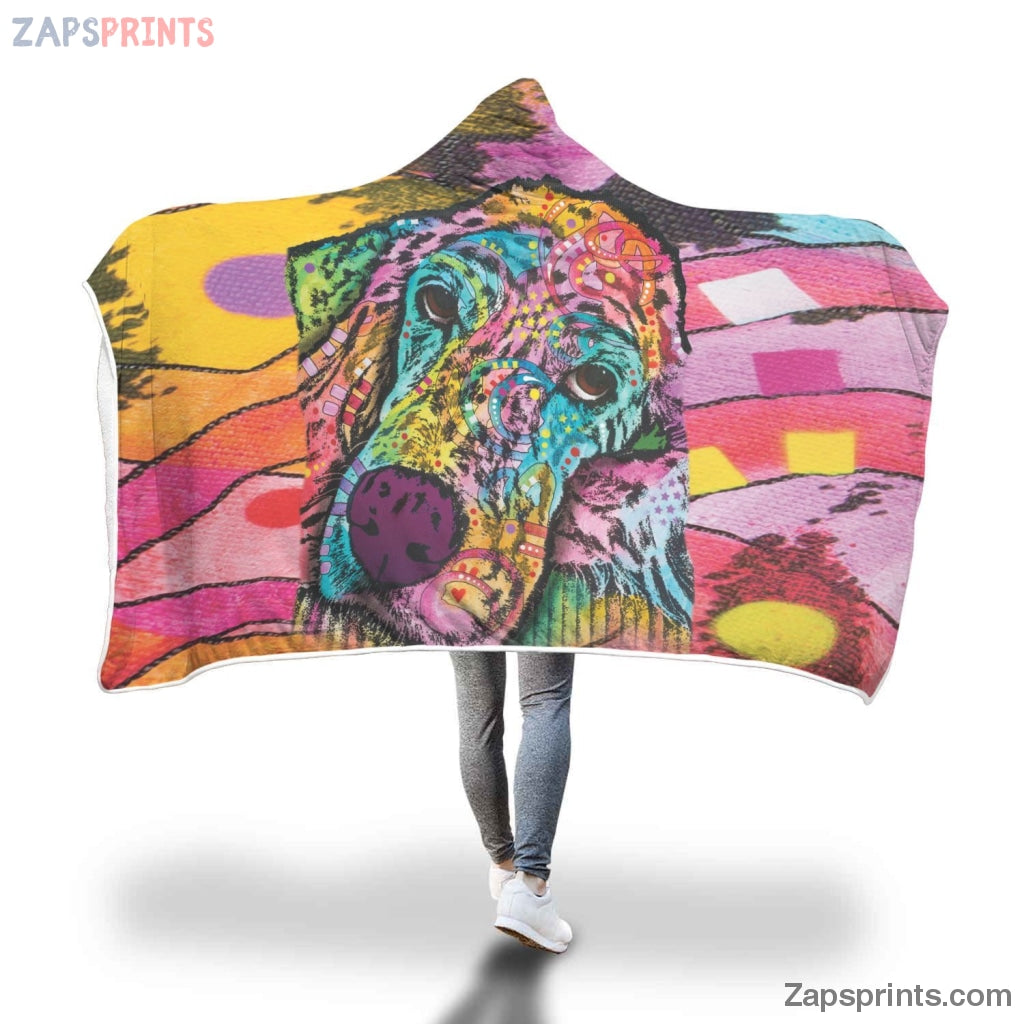 Irish Setter Design Hooded Blanket – Dean Russo Art