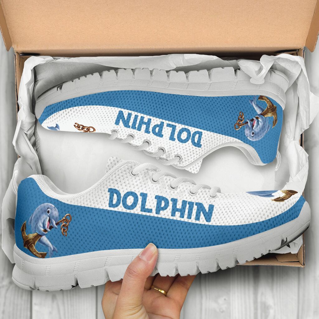 50KKANM-DOLPHIN SEA ANIMAL SNEAKERS