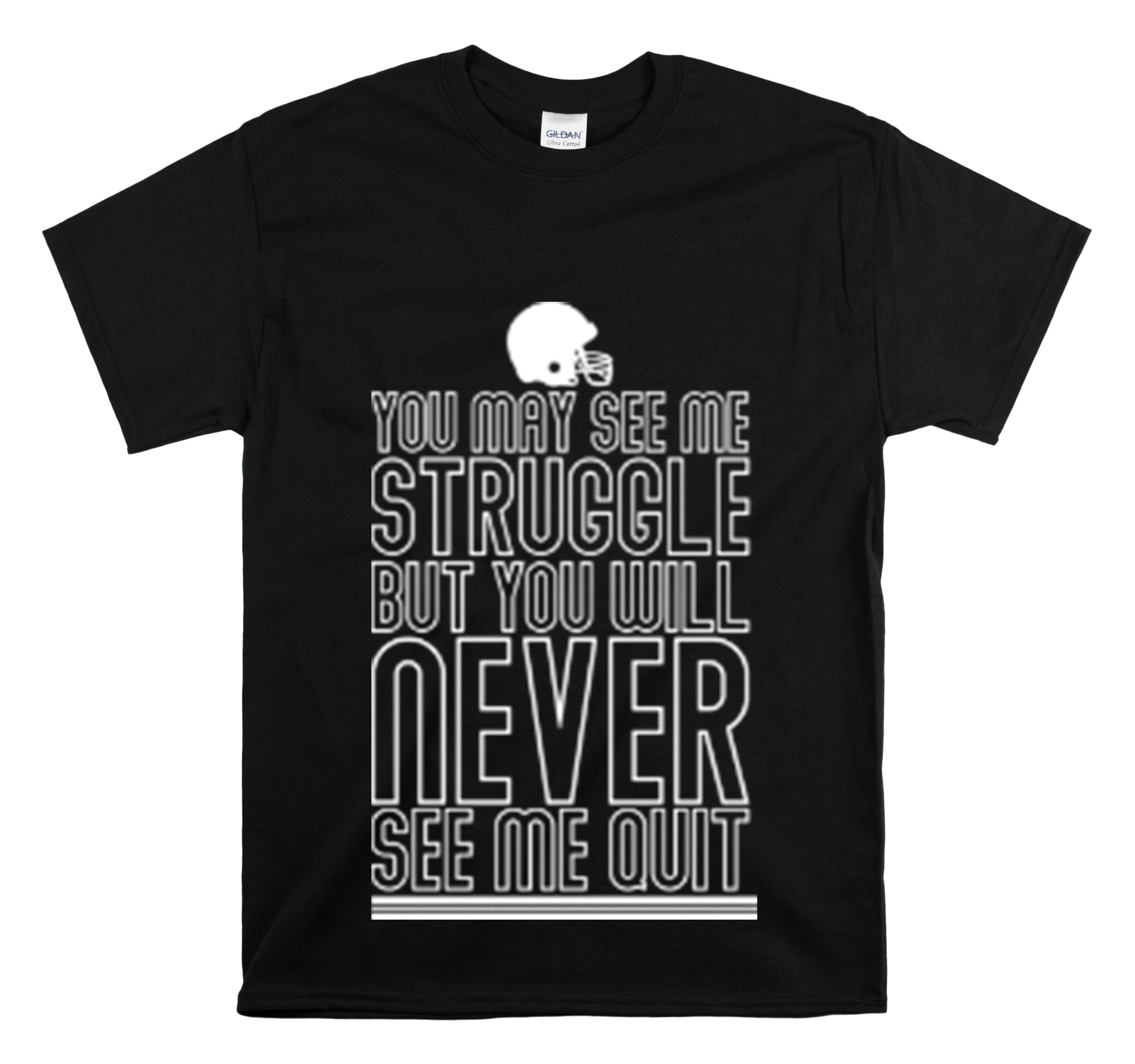 Shirt Funny Seen Struggling But Never Quitting Inspirational Empowerment Persevering T-Shirt Unisex Heavy Cotton Tee