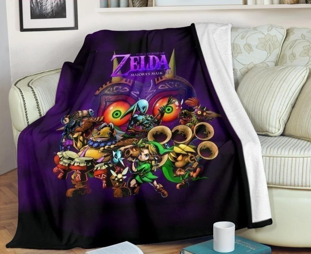 Legend of Zelda Majora’s 3D Full Character Premium Blanket