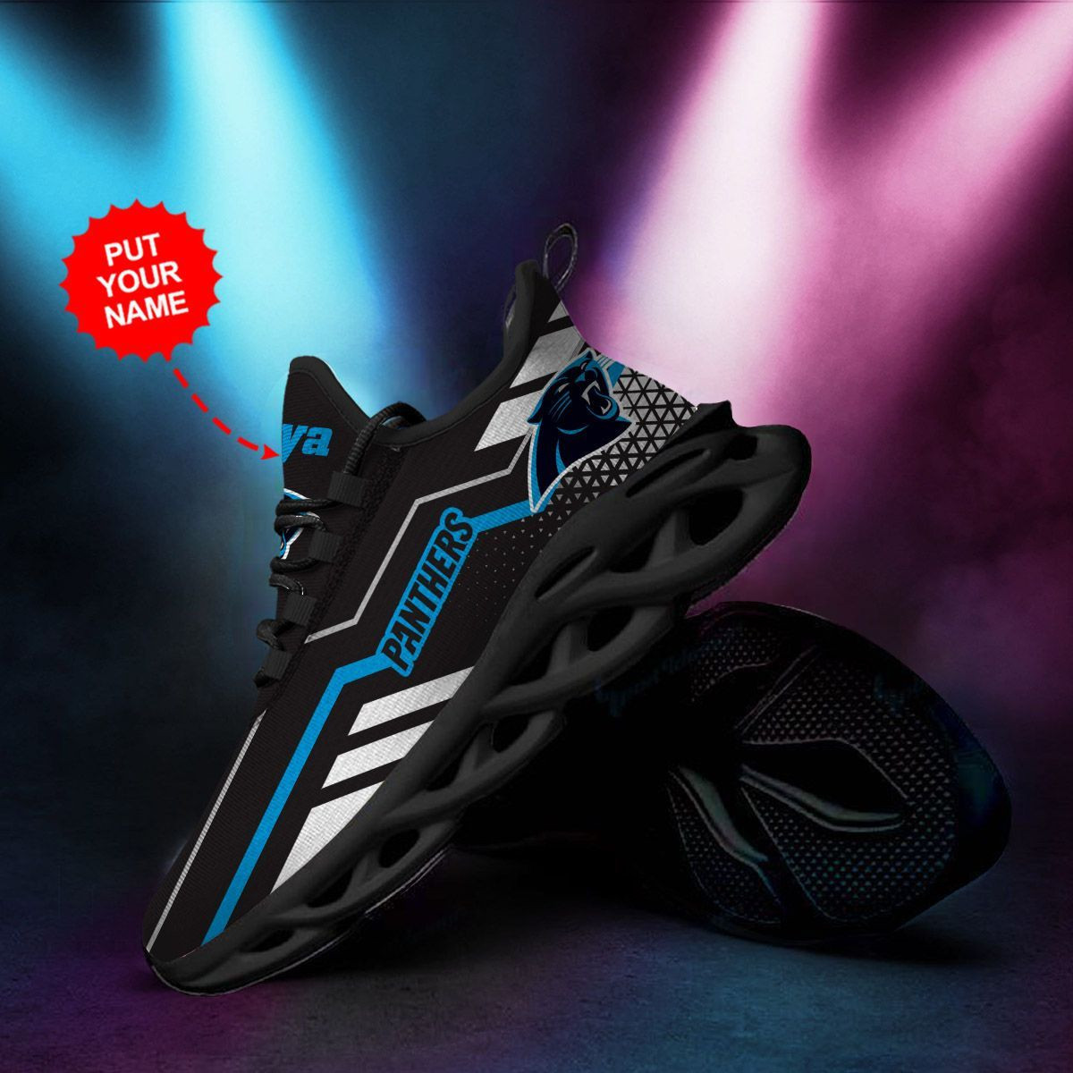 Carolina Panthers Custom Personalized Max Soul Sneakers Running Sports Shoes For Men Women