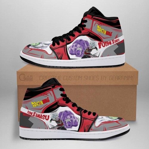 Fusion zamasu jordan sneakers dragon ball super anime shoes fan gift i
