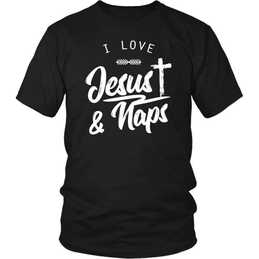 I Love Jesus and naps christian t-shirt | Jesus shirts