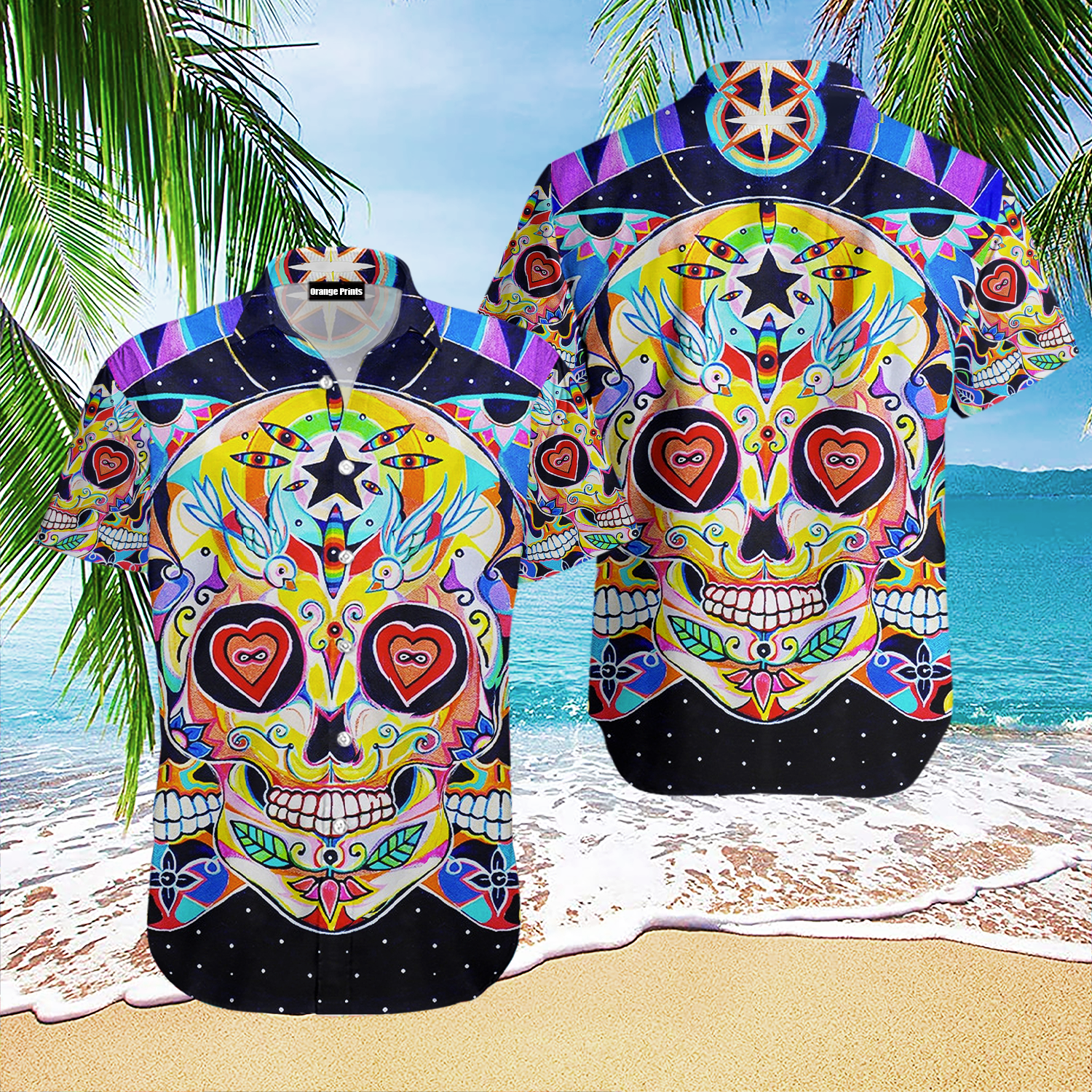 Skull Aloha Hawaii Shirts For Men And Women Ha49693