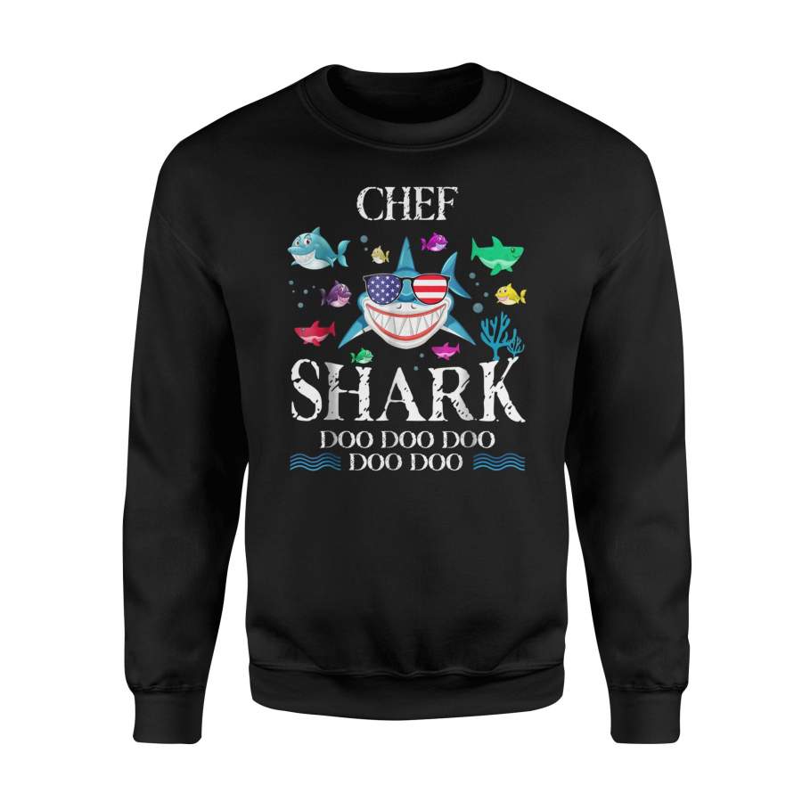 Chef Shark Doo Doo Doo Sweatshirt