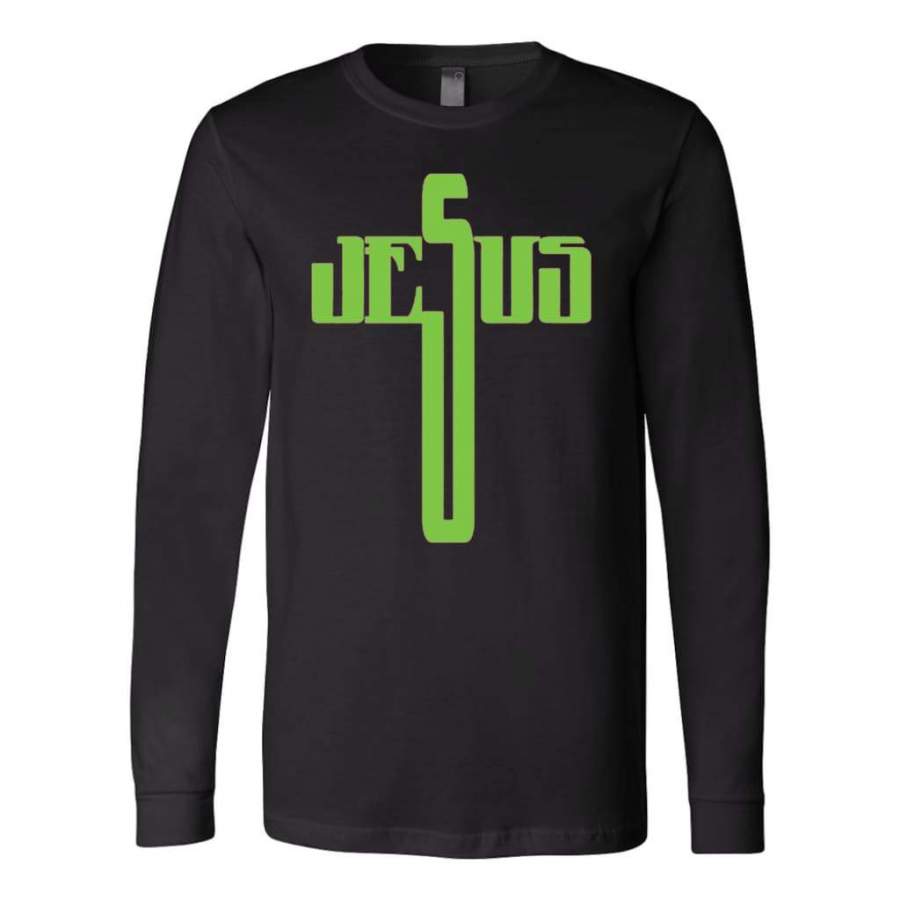 Jesus cross long sleeve t-shirt