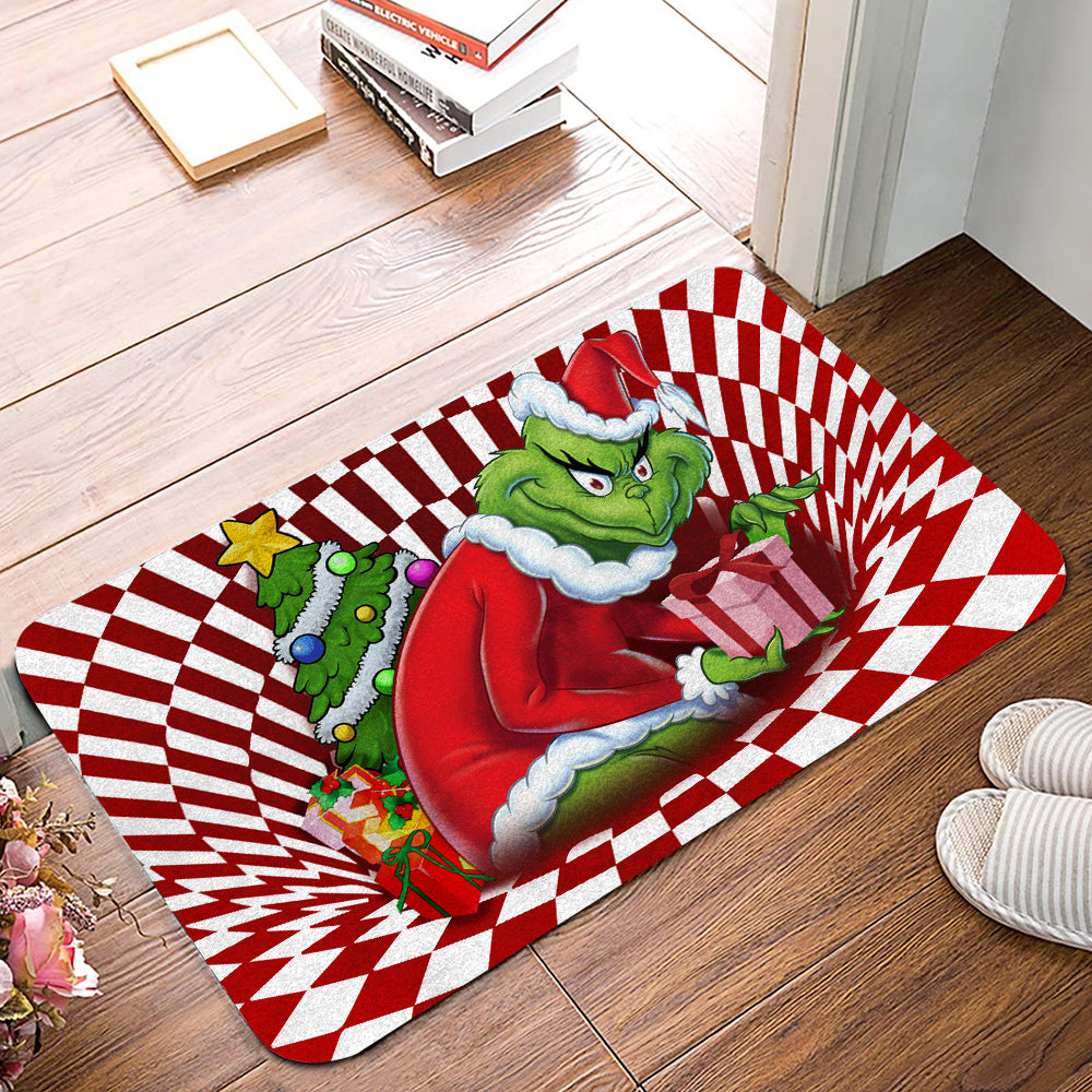 Tg Doormat Tg Stolen G Illusion 3D Christmas Doormat