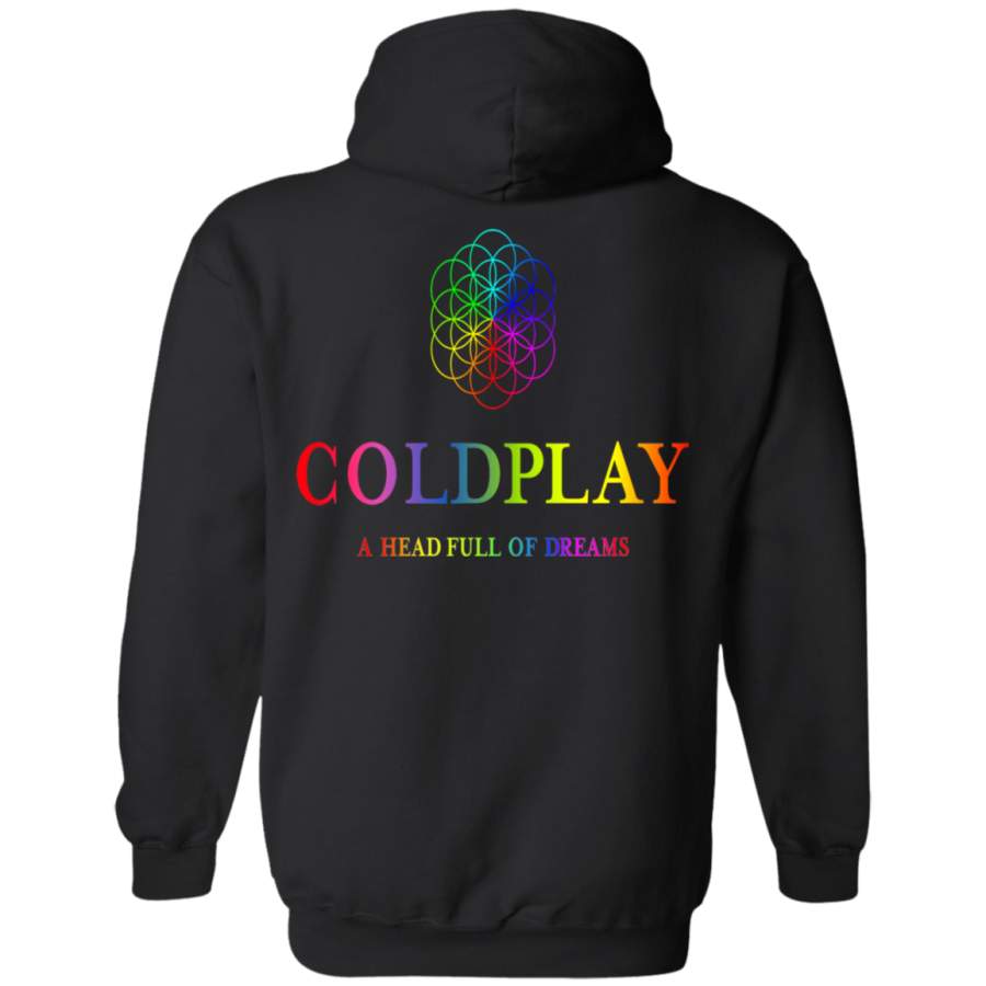 Coldplay a head full of dreams Back print Pullover Hoodie