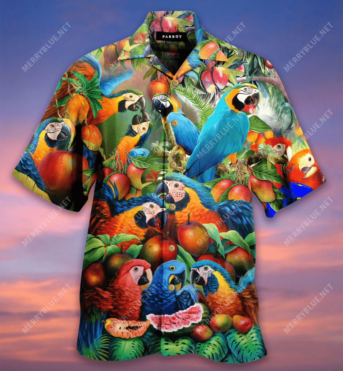 Can I Touch Your Mango Parrot Hawaii Shirt Ha10383