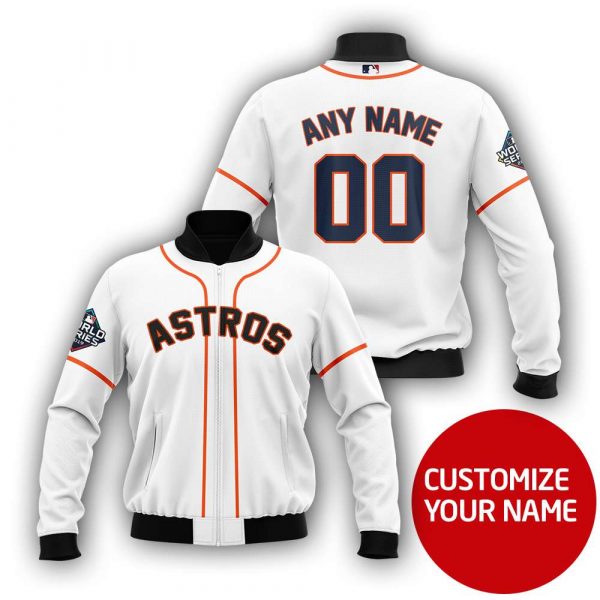 Houston Astros Personalized Bomber Jacket All Over Printed Bomber Jacket Us Size