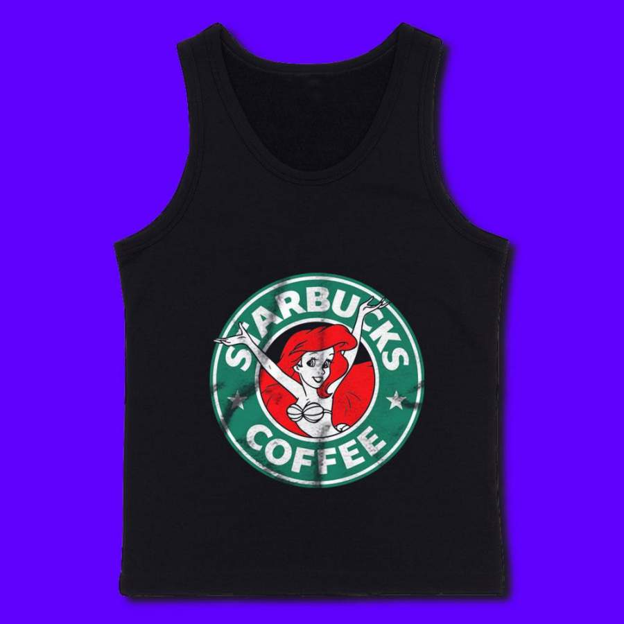 Ariel Starbucks Men’S Tank Top