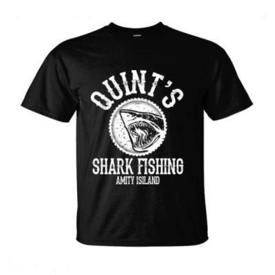 AGR Quints Shark Fishing Amity Island – Ultra-Cotton T-Shirt