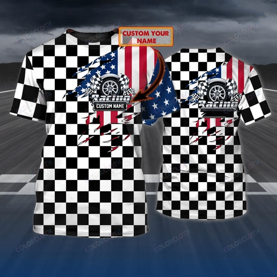 Racing T-shirt For Men And Women TY067012