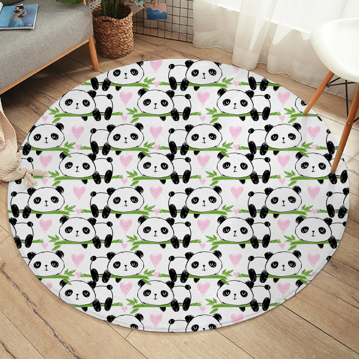 Panda Snail SW2385 Round Rug