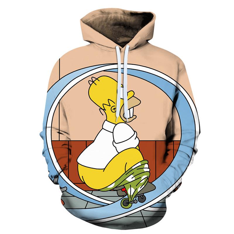 3D Printed The Simpsons Sweatshirt – Fashion Anime Hoodie Jacket